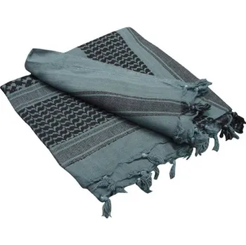 Šála CONDOR OUTDOOR šátek SHEMAGH FOLIAGE-ČERNÝ