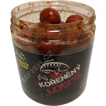 Boilies BLACK CARP Dipované boilies Kořeněný losos 150g 20mm (BLACK CARP Dipované boilies Kořeněný losos 150g 20mm)