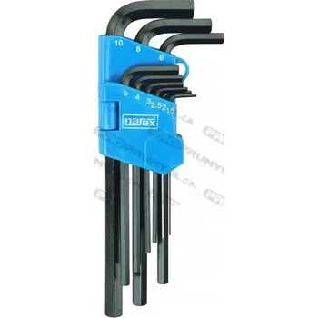 Dílna Sada zástrčných klíčů šestihranných prodloužených, 9dílná, 230710P.109-NAREX, SADA