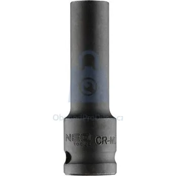 Gola hlavice Hlavice nástrčná rázová 1/2", prodloužená, NEO tools 19 mm, balení 1 ks