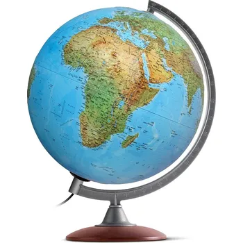 Glóbus Tecnodidattica Tactile glóbus svítící 3D reliéfní 30 cm