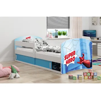 Postel ImportWorld Dětská postel Felix 1 80x160 - 1 osoba - Bílá, Hrdina