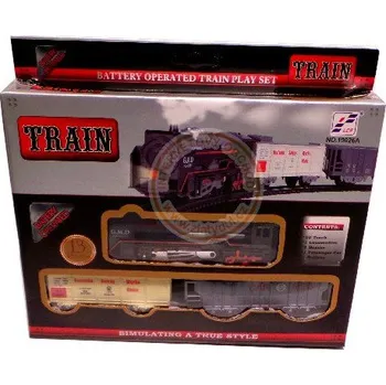 Vláček a vláčkodráha Elektrický vláček s kolejnicemi