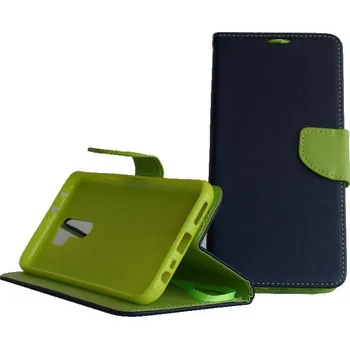 Pouzdro na mobilní telefon TelOne pouzdro pro Xiaomi Redmi 9 modré/limetkové 