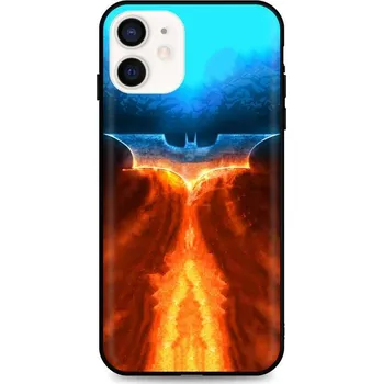 Pouzdro na mobilní telefon Kryt iPhone 12 mini silikon Fiery Batman (obal neboli pouzdro na iPhone 12 mini)