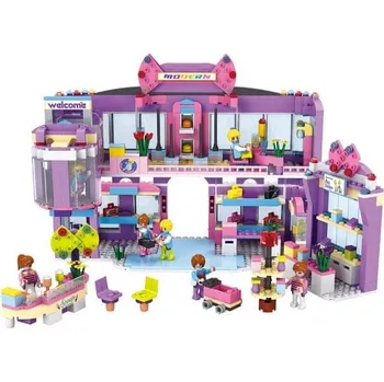 ostatní stavebnice Cogo Girls 4511 Nákupní centrum 810 dílů