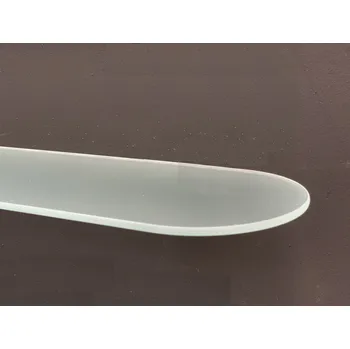 Zrcadlo Oválná polička COVER 59 x 12 cm ze satinovaného skla, bez úchytů 100-081