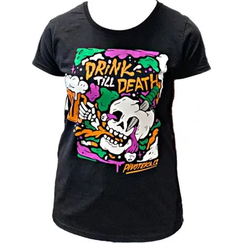 Dámské tričko PIVOTEKA.CZ Triko Drink Till Death L dámské