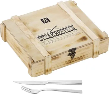 Příbor Zwilling J.A. Henckels Steakový příbor v dřevěném boxu 12 ks