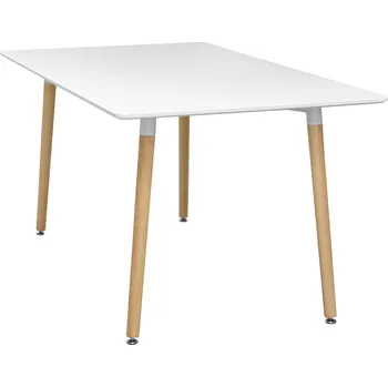 Jídelní stůl Idea Uno Jídelní stůl 140 x 90 cm bílý