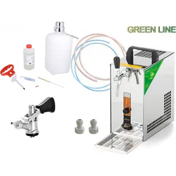 Výčepní pípa LINDR.CZ Set Lindr pygmy 25/k Green Line bajonet + sanitační sada