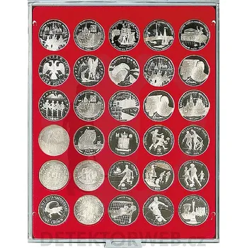 Kazeta na 30 mincí - průměr 39 mm 2106