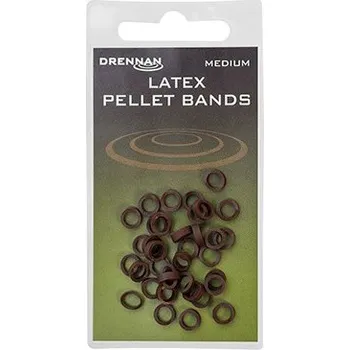 Rybářský háček 30ks - Peletové Kroužky Drenan Latex Pellet Bands Medium