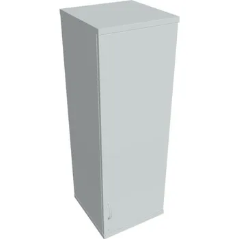 Kancelářský vozík HOBIS kancelářská policová skříň horní - SZ 3 40 01 P H, zámek Huwill, šedá + doprava zdarma