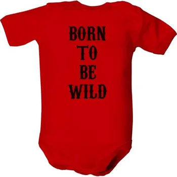 Kojenecký body Dětské body s potiskem Born to be wild dětské