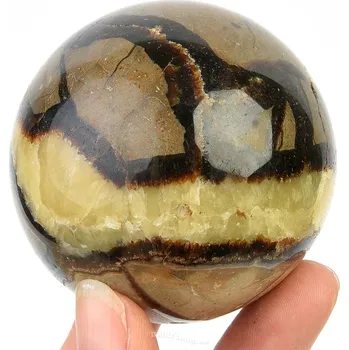 Přírodní kámen Septarie hladká koule (317g)