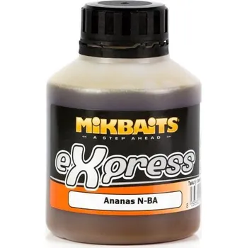 Nástraha Booster Mikbaits Express 250ml Půlnoční Pomeranč