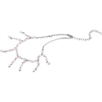 Řetízek Řetízek na nohuTribal BAF03 pink-white - Řetízek na nohuTribal BAF03 pink-white