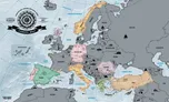 Kokiska Stírací mapa Evropy Deluxe 87 x…