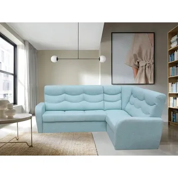 Sedací souprava Rohová sedací souprava CRYSTAL, světle zelená