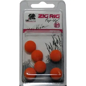 Boilies Pěnové Plovoucí Boilies LK Baits ZIG RIG Pop-Up 14mm Fialová