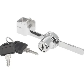 Zámek na posuvná skla chrom