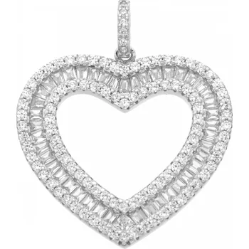 Přívěsek Bealio BEALIO Stříbrný přívěsek JEDINEČNÉ SRDCE 03-09203-0141