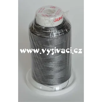 Nit vyšívací nitě Gunold SULKY 2109 melírovaná ombré černá, viskóza, návin 1000 metrů NK- balení: 1 kón návin 1000m