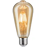 Paulmann 28523 LED vintage zlatá žárovka, 6W LED E27 1700K stmívatelná, výška 14,5cm