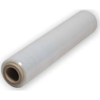 Obalový materiál Ruční strečová fólie - 20 µm, 300 m Stretch fólie: 1 ks. Cena je uvedena za odběr 1 ks vzorku.