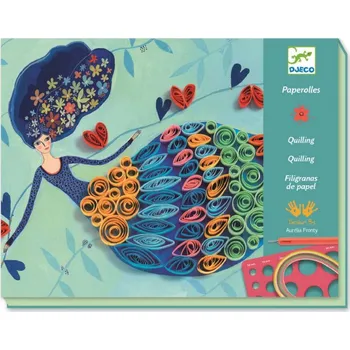 Djeco Spirálové tvoření Rozkvetlá příroda kreativní sada Djeco Spirálové tvoření Rozkvetlá příroda