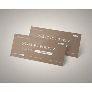 Dárková krabička Dárkový poukaz 10 000,- Kč, Elektronický poukaz