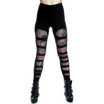 Dámské legíny Legíny LILLIAN BLACK EC054 Velikost: XL