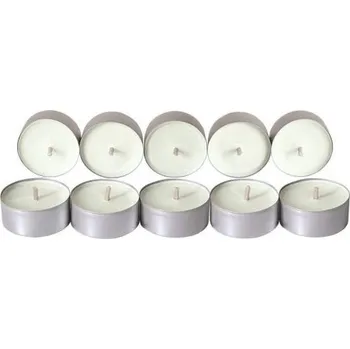 Svíčka Čajové svíčky ze sojového vosku 10ks - květ bavlny Aromka