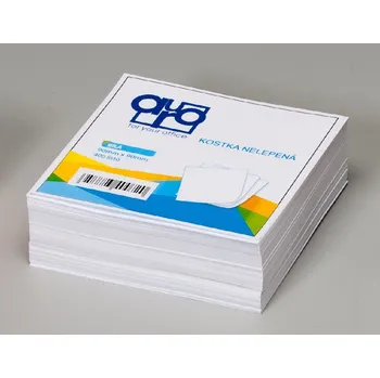 Samolepící bloček Poznámkový bloček AURO 9×9 cm – nelepený, bílý, 400 listů