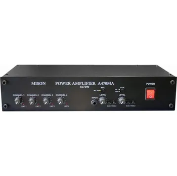 Zesilovač do auta MISON A470MA (4-kanálový zesilovač * 4x70W/4ohm)