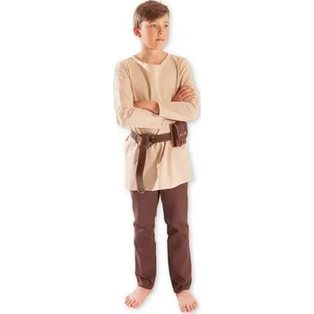 Karnevalový kostým imago Tunika Bilbo - béžová, velikost 146/152