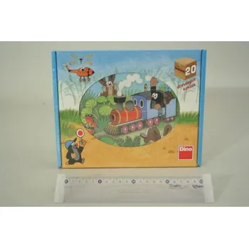 Dřevěná hračka Kubus 20 Krtek+dopravní prostředky