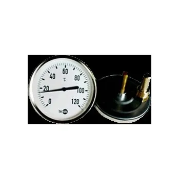 Teploměr TBi 63x40, 0-120°C, vč.jímky MS G1/2