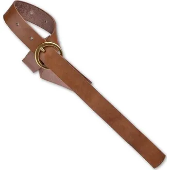 Karnevalový doplněk imago Kožený opasek Frederik, barva černá