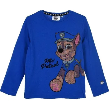 Tlapková patrola - Modré chlapecké tričko Velikost: 98