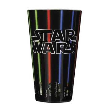Magic Box Sklenice Star Wars světelný meč 400 ml Sklenice Magic Box Sklenice Star Wars světelný meč 400 ml
