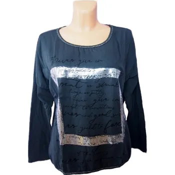 Dámská halenka Halenka s dlouhým rukávem Barva: Šedá, Velikost: Univerzální