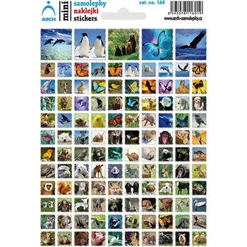 samolepka Školní minisamolepky Zvířátka 164