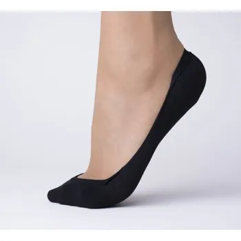 Dámské ponožky Unisex bambusové neviditelné ponožky STEPS 35-38 černá