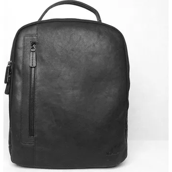 Kabelka Velký pánský luxusní černý batoh Marta Ponti, obsah až 15l