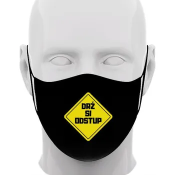rouška Rouška s potiskem Rouška Drž si odstup