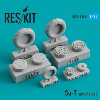 Plastikový model Reskit 1/72 Su-7 wheels set (MSVIT)