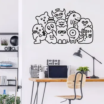 Samolepící dekorace Doodles - samolepka na zeď