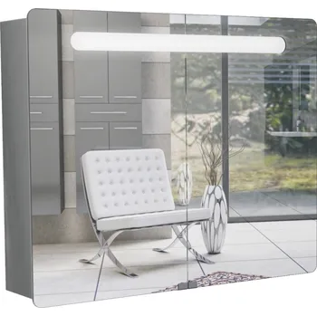 Zrcadlo INTEDOOR zrcadlová třídveřová skříňka s LED osvětlením TONIC ZS 140 Varianta: A3416 Bílá MAT + doprava zdarma + při platbě převodem sleva